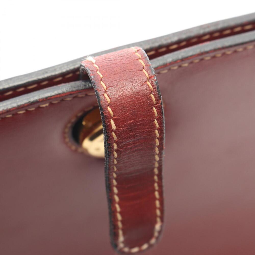 Hermes HERMES Dalvy MM Rouge H Handbag, Calfskin (Cowhide), Box Calf Leather,... - Picture 11 of 11